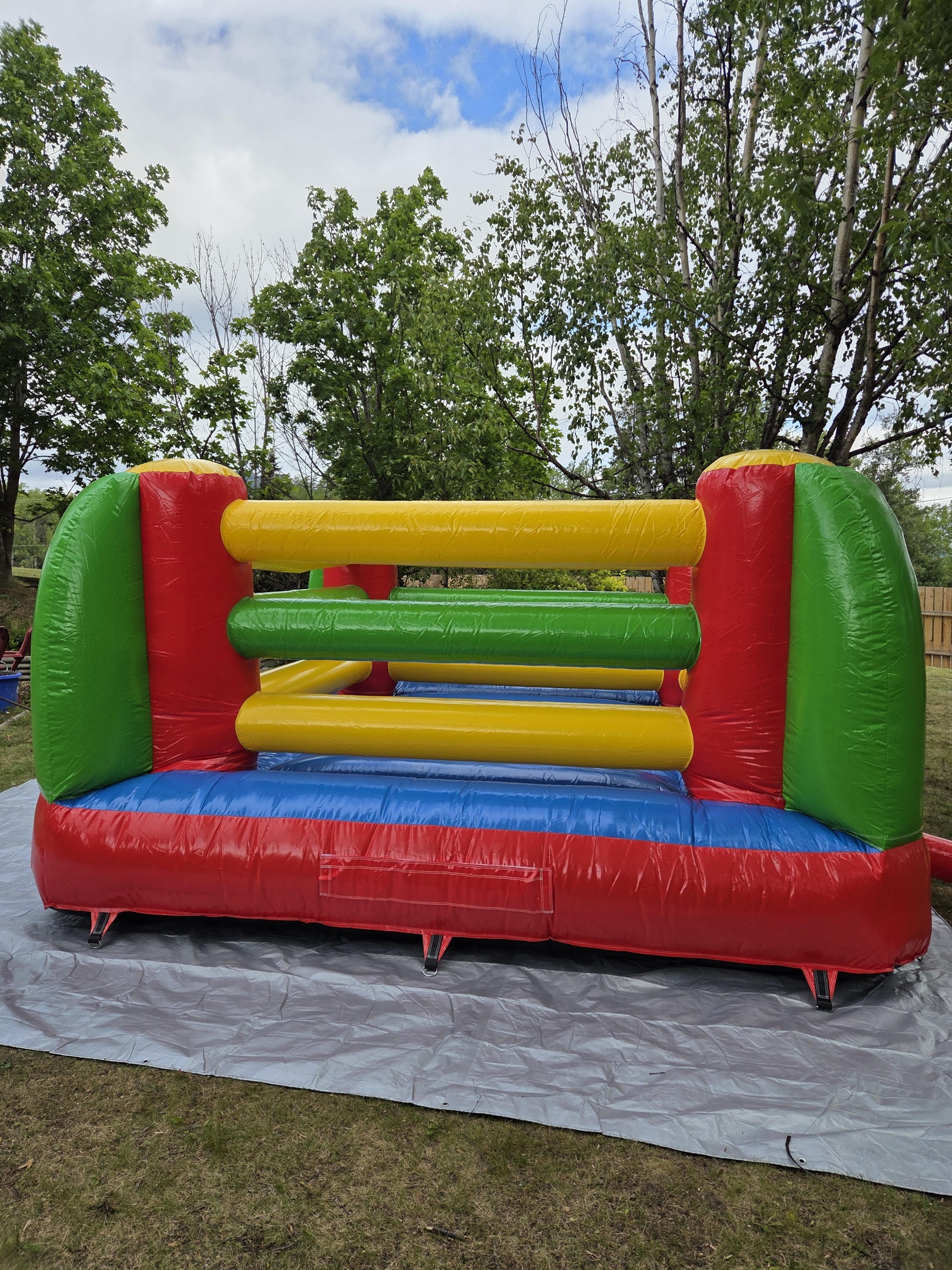 Multi-Coloured Bounce Castle Combo