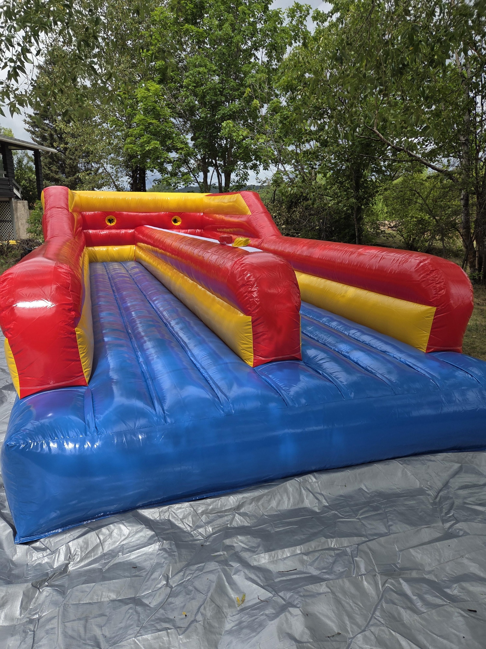 Multi-Coloured Bounce Castle Combo